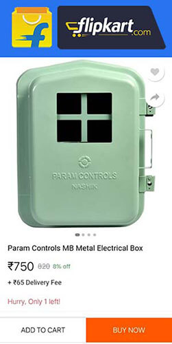 Param Controls MB Metal Electrical Box